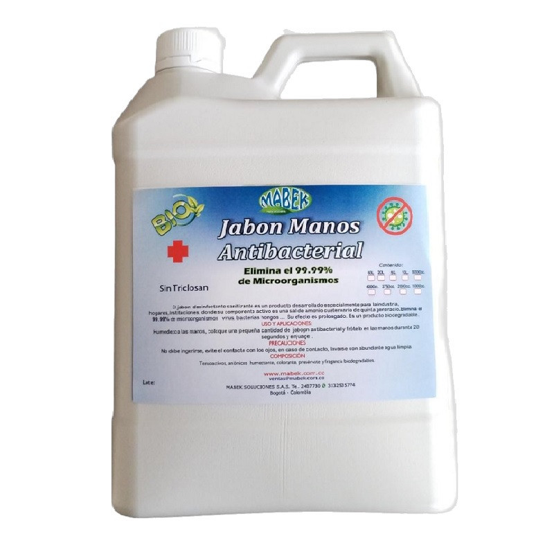 JABON PARA MANOS ANTIBACTERIAL