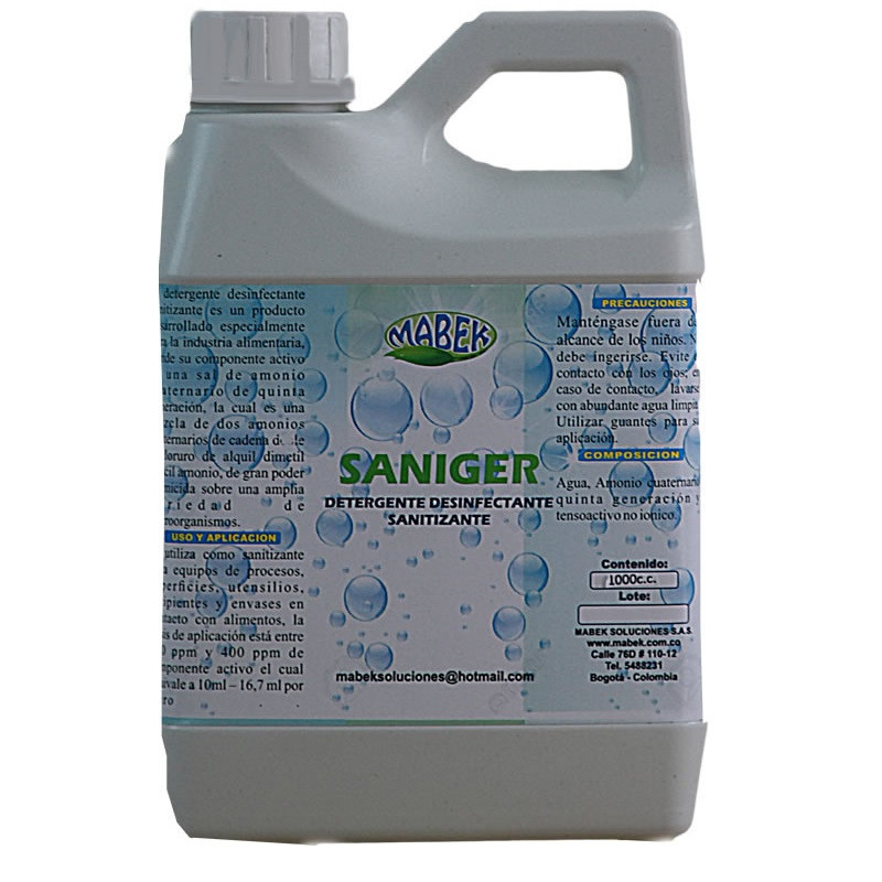 SANIGER  (Amonio Cuaternario Quinta Generación) (CONCENTRADO)