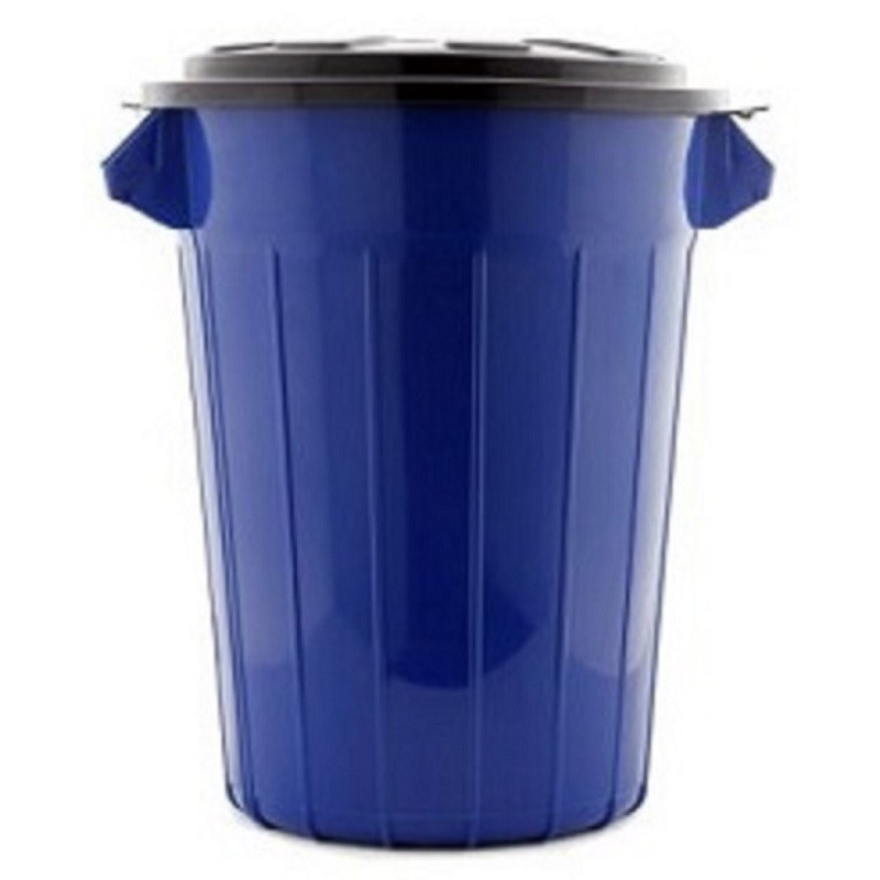 Caneca para basura 65 litros con tapa