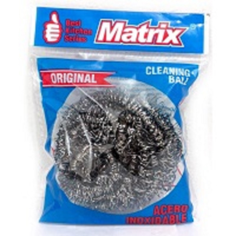 Esponjilla Matrix en acero inoxidable