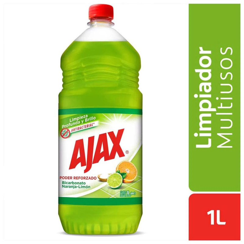 Limpiador Ajax Limón x 1000 c.c.