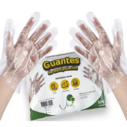 Guante transparente para...