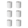 Rollo registradora térmico 80 mm x 60 mts 55 gr x 6 unidades